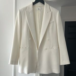 THE FRANKIE SHOP white Elvira Blazer  M/L
